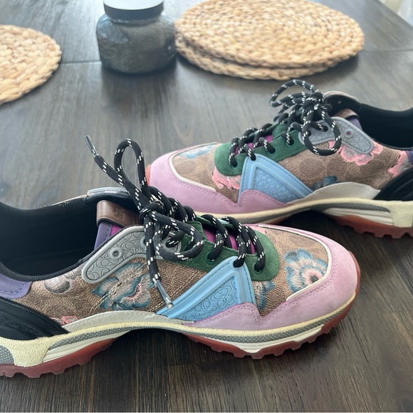 Coach Multi Colored Patchwork Sneaker - Picture 2 of 6